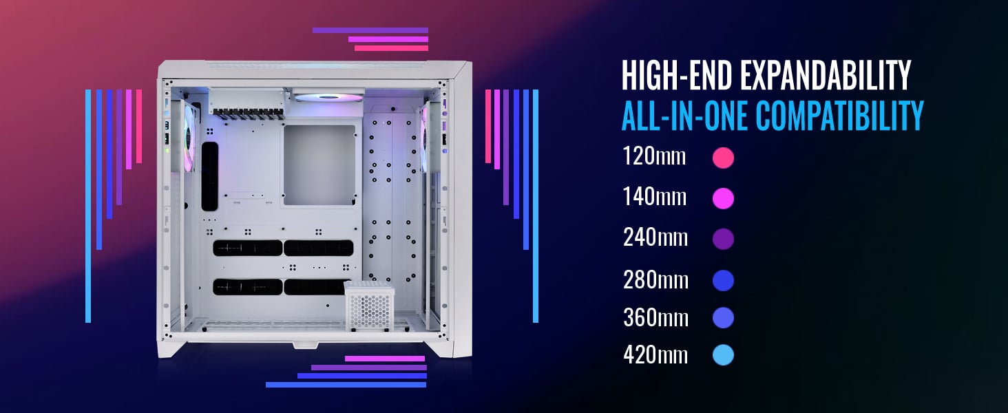 Thermaltake CTE C750 TG ARGB Snow Case